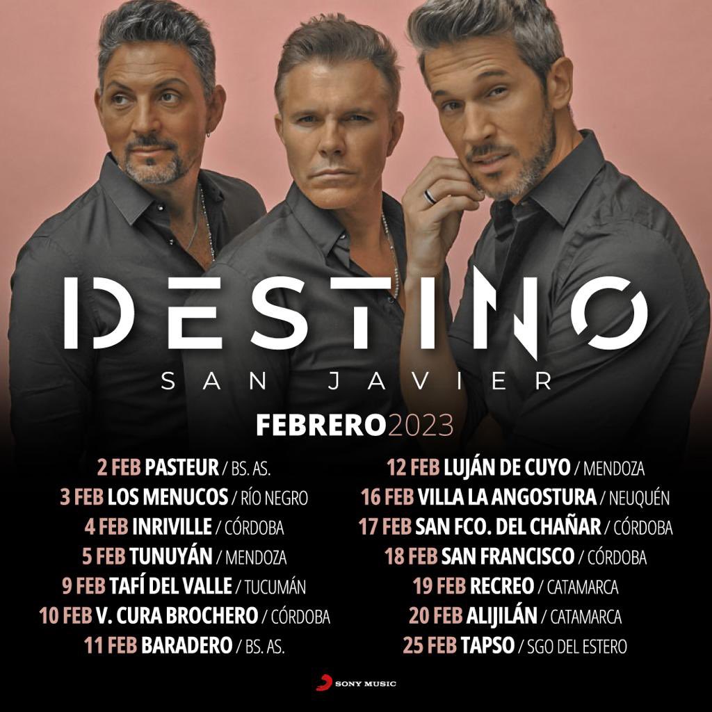 Nuestros 𝘿𝙀𝙎𝙏𝙄𝙉𝙊𝙎 se encuentran - Febrero 2023

¿A dónde nos vemos? 🇦🇷