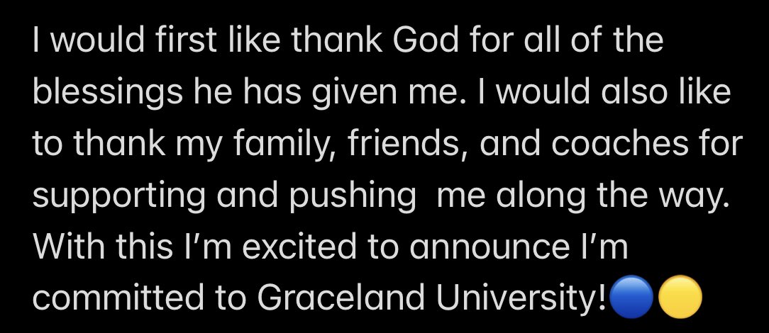 _AdrianByrd's tweet photo. Excited to Announce that I will be continuing my Academic and Football Career at Graceland University! #StingEm23 @GracelandFB 🐝🆙 https://t.co/MB9U3LUvo0