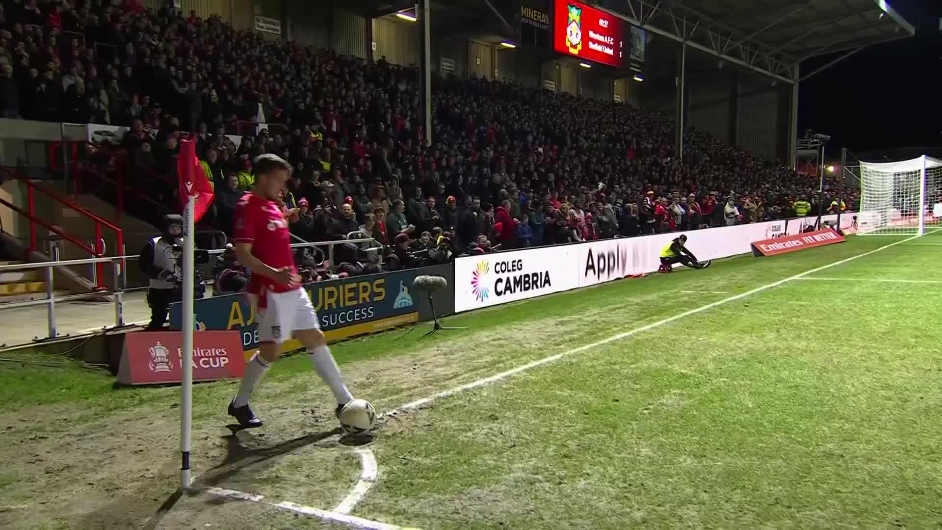 They've got another 🤯

It's thumped in for 
@Wrexham_AFC!

#EmiratesFACup”