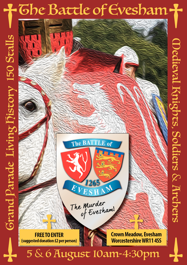 Battle of Evesham Festival &amp; Battle Re-enactment
<a href="/BoEvesham/">Battle of Evesham Festival & Battle Re-enactment</a>
 Get ready for August - it's going to be awesome ⚔️🛡️👍 
#worcestershirehour #eveshamhour #evesham #visitevesham #visitworcester  #WESTMIDLANDS  #WORCESTERSHIRE  #discovercotswolds #worcesterhour
#visit_cotswolds
