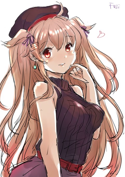 今日のらくがき
ノースリーブ縦ニット村雨ちゃん 