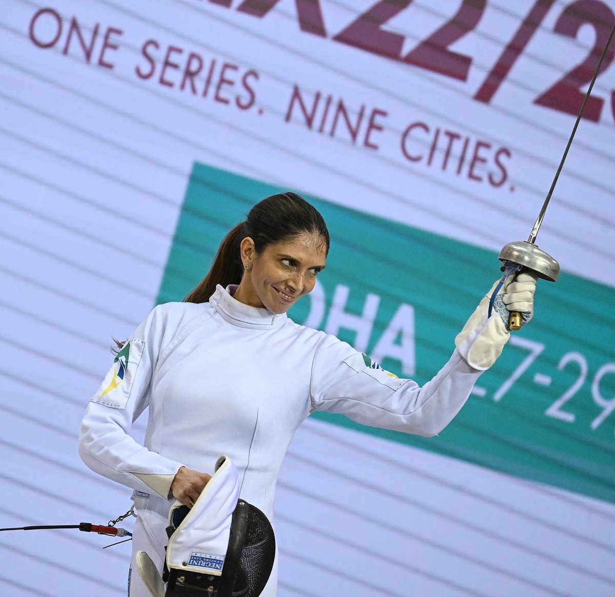 cbesgrima's tweet photo. Dona do Mundo! 🥇
#campeã #DohaGP #esgrima #fencing #espada #cbesgrima #TimeBrasil
📸Augusto Bizzi/FIE. https://t.co/CMYLfIkUYS