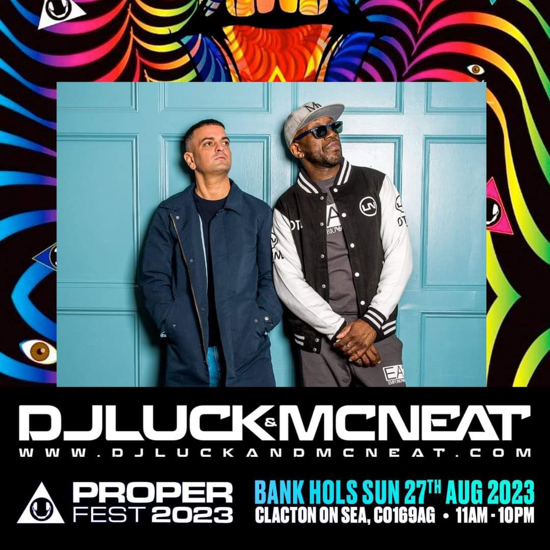 Proper Fest Garage ravers don't miss out. Early Bird Tickets with an extra 20% off. Use Promo Code JAN20 While stocks last. We can't wait to see you all in Clacton on sea this summer 27th August.. theproperfest.co.uk