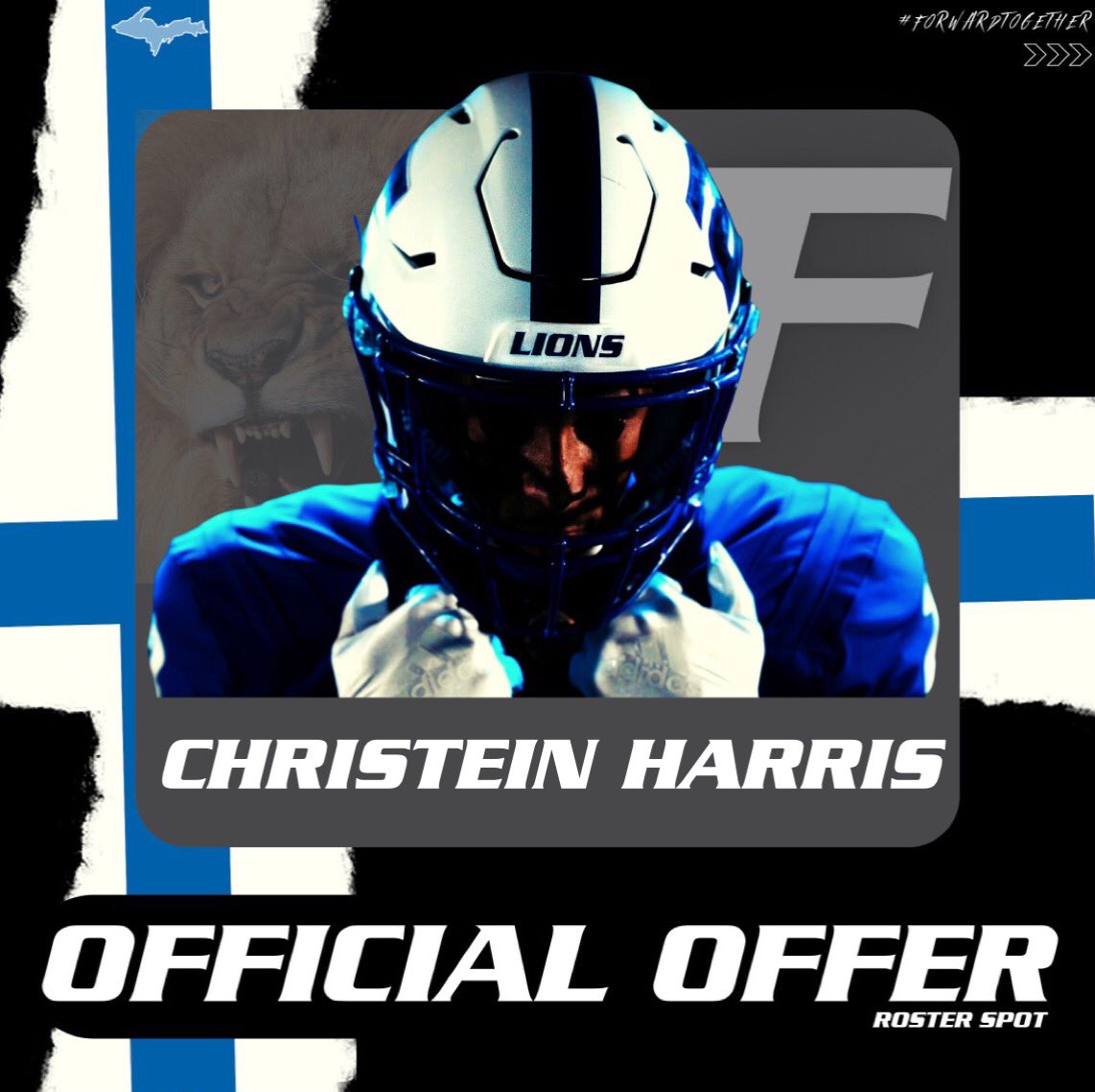ChristeinHarris's tweet photo. After Having Great Informative Conversations with Coach Saterstad, I am honored and truly grateful to receive my very first offer from Finlandia University! @FULionsFootball @CoachDuFrane @DekalbRecruits @RecruitGeorgia @ExpoRecruits @On3Recruits https://t.co/E5cDUGSdAX
