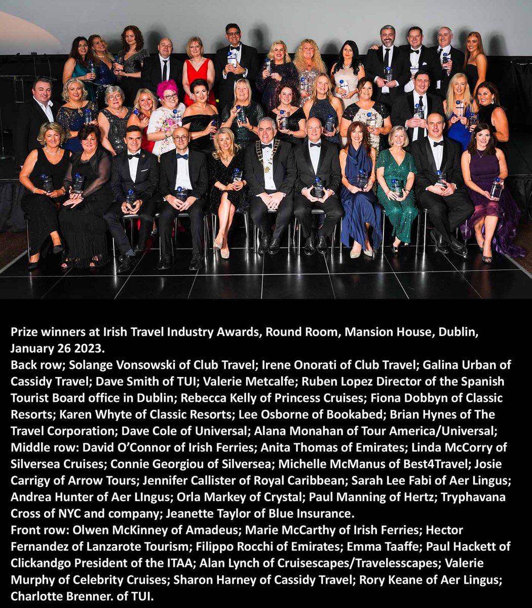 All the prize winners #IRISHTRAVELAWARDS