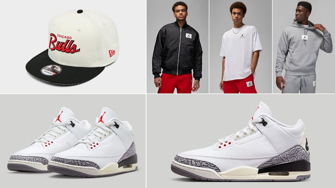 SneakerFits on X How to Style the Air Jordan 3 White Cement Reimagined With Matching Outfits https t TGfAi505K1 https t aP0cQRlHVi X