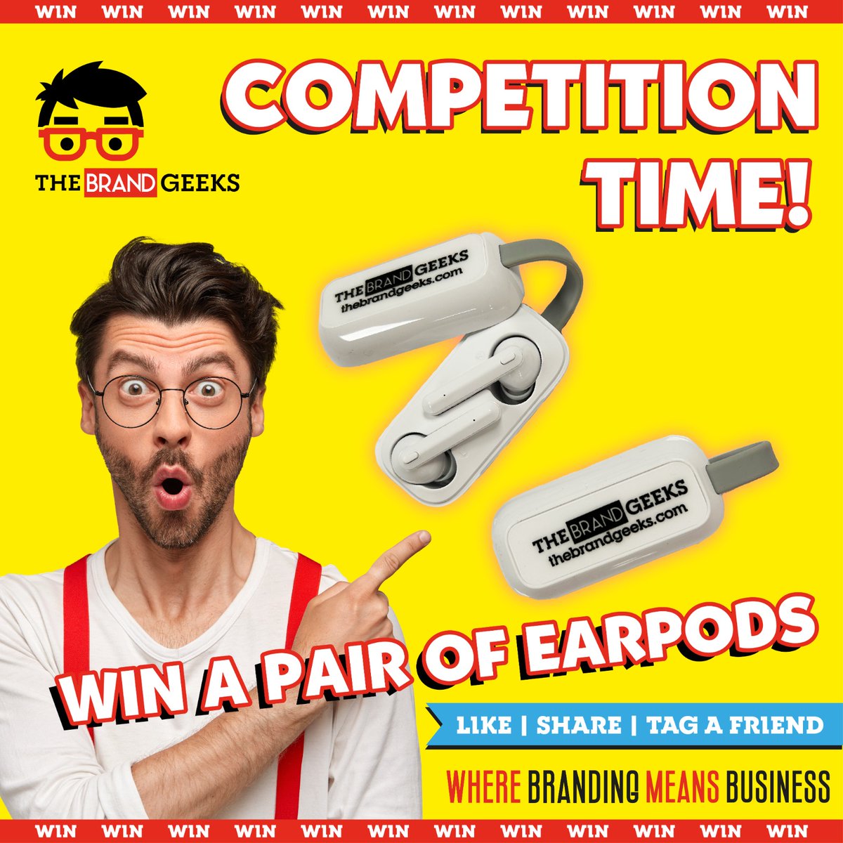 Who would like to get their hands on The Brand Geeks EarPods ???... you know what to do ! 

👉 LIKE ...SHARE & TAG A FRIEND !! 🤓 

#competitiontime #thebrandgeeks #Kerry #supportlocalbusiness #BrandedEarPods #EarPods #CorporateBranding