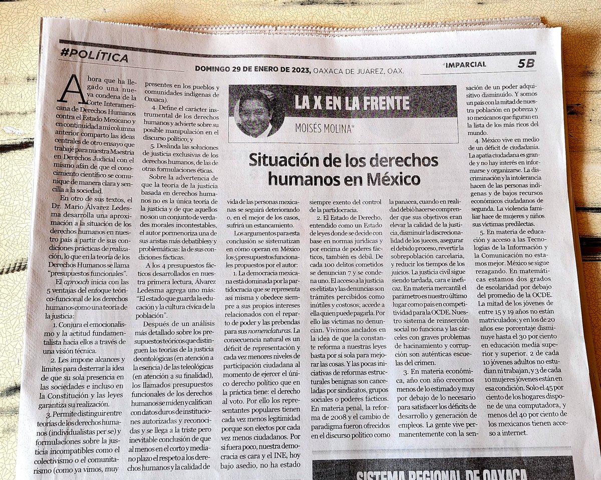 Aquí el enlace a mi nuevo texto sobre una realidad que tenemos que conocer, entender y asumir como pueblo para cambiarla. 

 wp.me/p3XZkb-tz

<a href="/Angela_FriasA/">Ángela Frías</a> <a href="/ere_salgado/">Eréndira Salgado</a> <a href="/SergioVallsE/">Sergio Valls</a> <a href="/marioeherrera/">Mario Herrera</a> <a href="/gabiciddeleon/">Gabriela Cid de León</a> <a href="/imnayibnava/">nayib nava</a> <a href="/gnietoarreola/">Guillermo Nieto Arreola</a> <a href="/jordinieva/">Jordi Nieva-Fenoll</a> <a href="/Netzai_Sandoval/">Netzaí Sandoval</a>