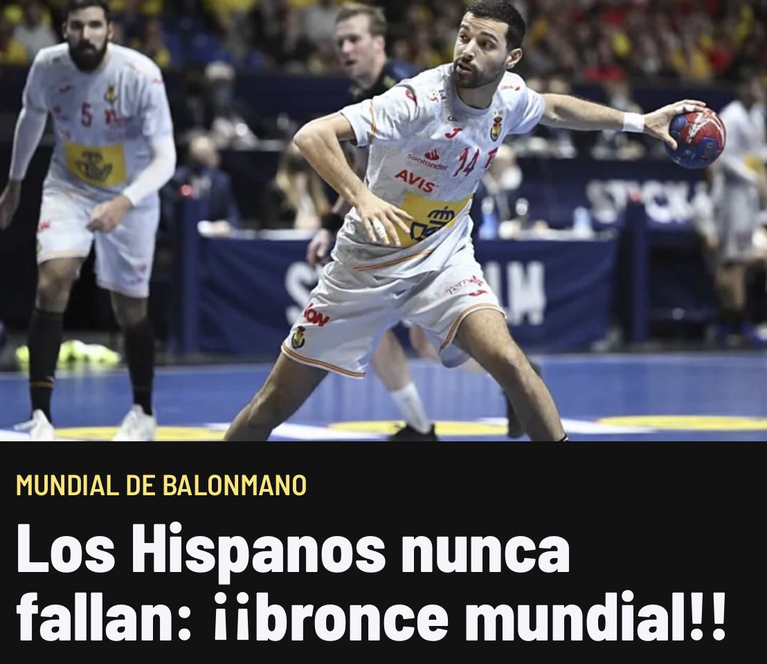 Bronce de España 🇪🇸 en el mundial de balonmano 🤾‍♀️ 
Grandes! 💪🏻
<a href="/RFEBalonmano/">RFEBalonmano</a>