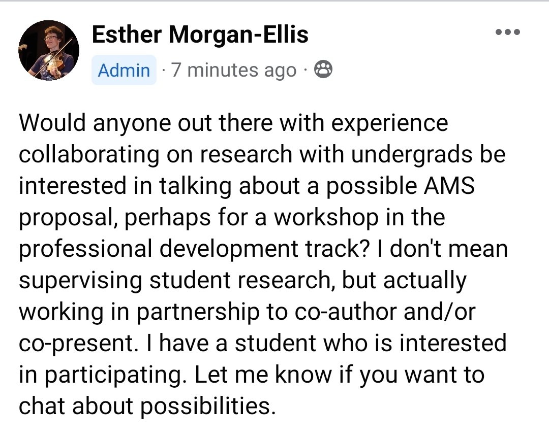 AMS Pedagogy tweet media