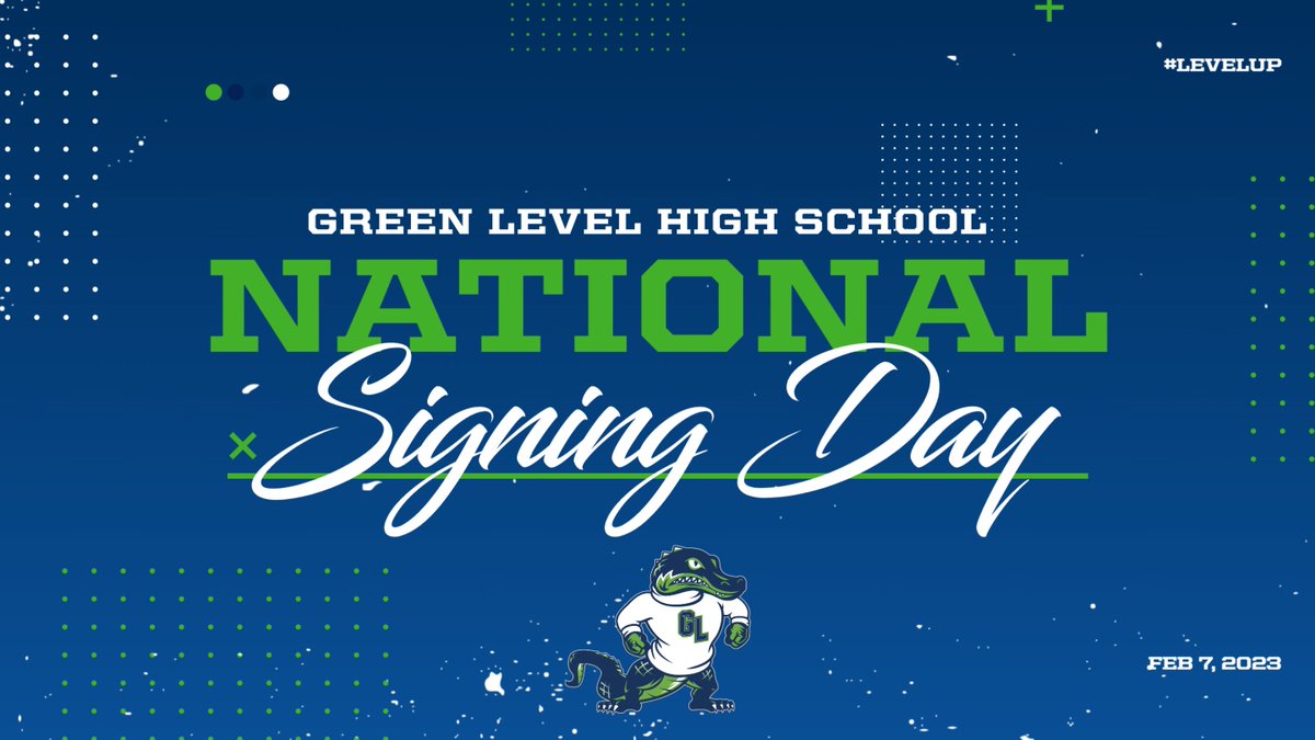Join Us @ Lunch on February 7th, 2023 In The Main Gym For Our 2nd Signing Day of The Year! 

- Jason Coe (FB)
- Alexa Nestor (T&amp;F)
- Levi Gingerich (BSB)
- Colton Wade (SWIM)

#LevelUp