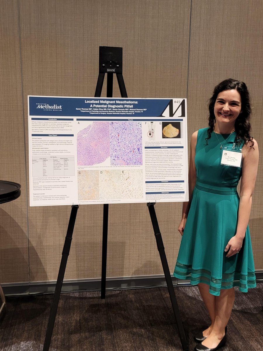 kdurbinthomas's tweet image. Had such a great time at TSP! Awesome lineup  of lectures. Met so many inspiring pathologists. Thankful for the opportunity to present a poster!  @TexPathol #TSP2023AM @HMPathology #PathTwitter