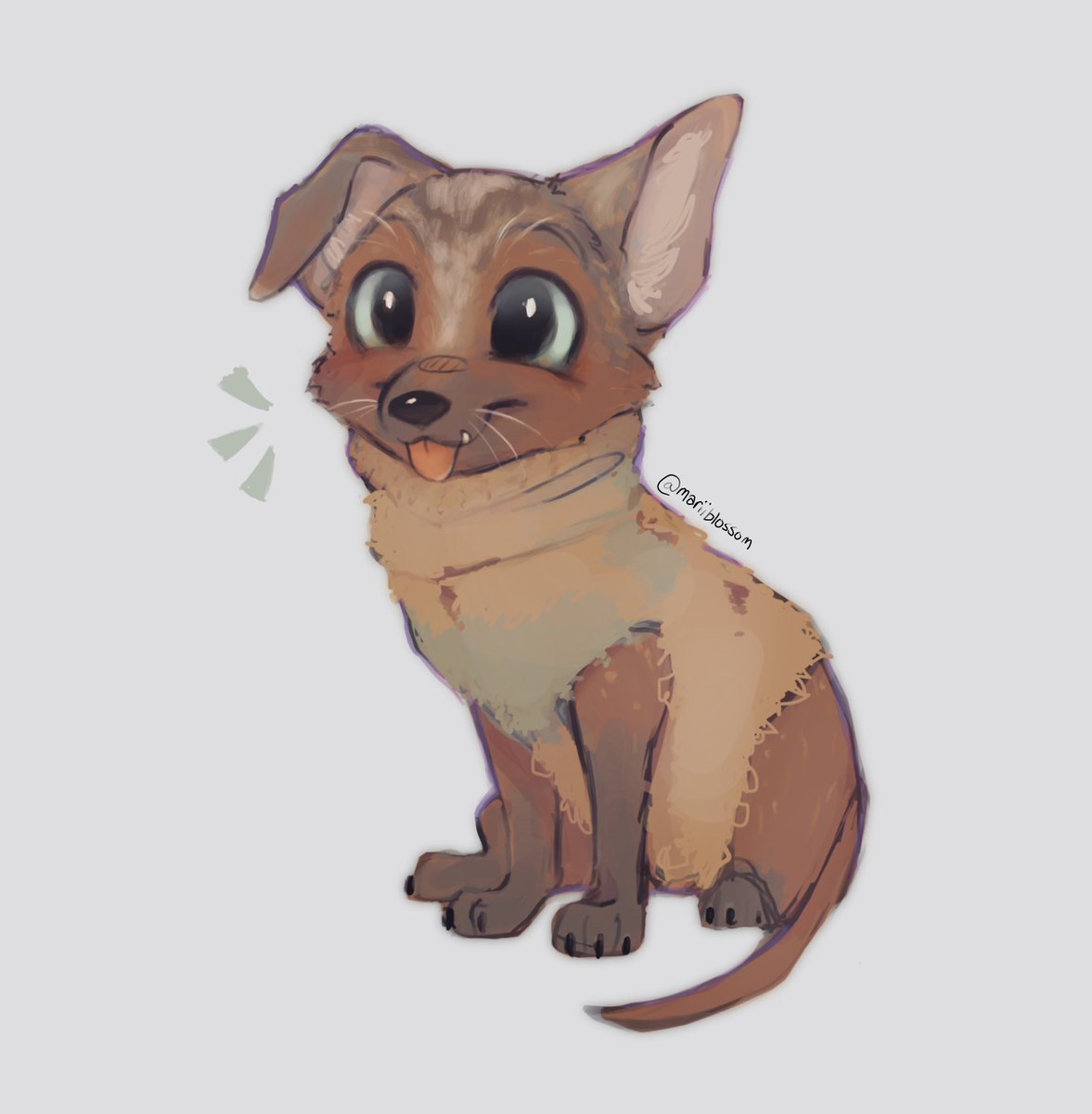 「a little perrito doodle, i lov him 」|mari 🌸 missing ateezのイラスト