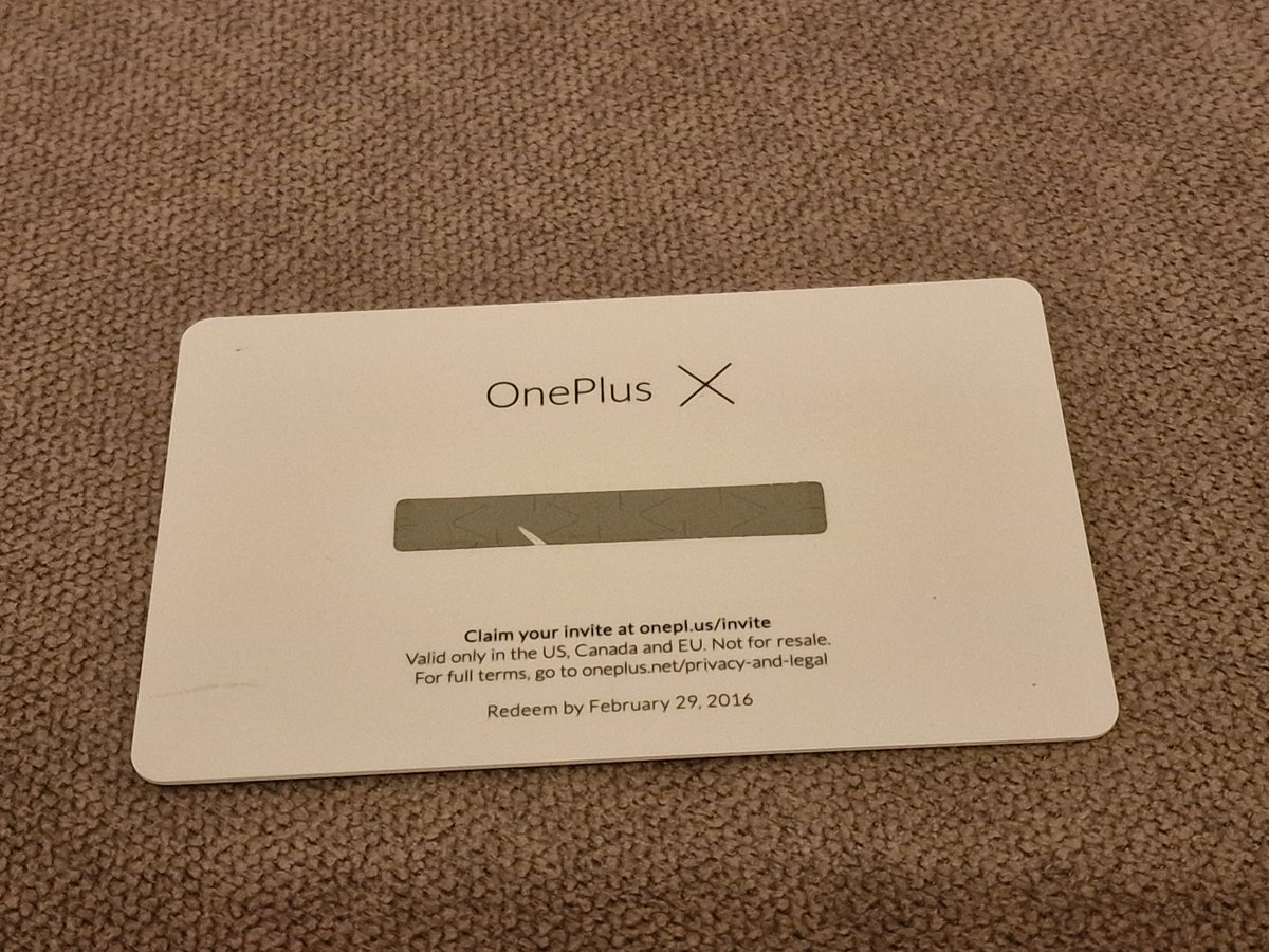 torharrington's tweet photo. @oneplus found this #oneplusx invite code while cleaning up, it's unused so can I cash it for something? 😉😁 https://t.co/ElhYvsKYYk