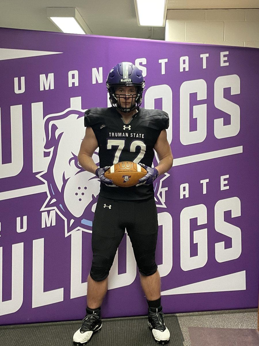 Thank you <a href="/Truman_FB/">Truman State Football</a> for a great visit!! I had a great time and appreciate the hospitality of <a href="/coach_nez/">Gregg Nesbitt</a> <a href="/CoachKNesbitt/">Kellen Nesbitt</a> !! I am so blessed and thank God that I have so many wonderful options!