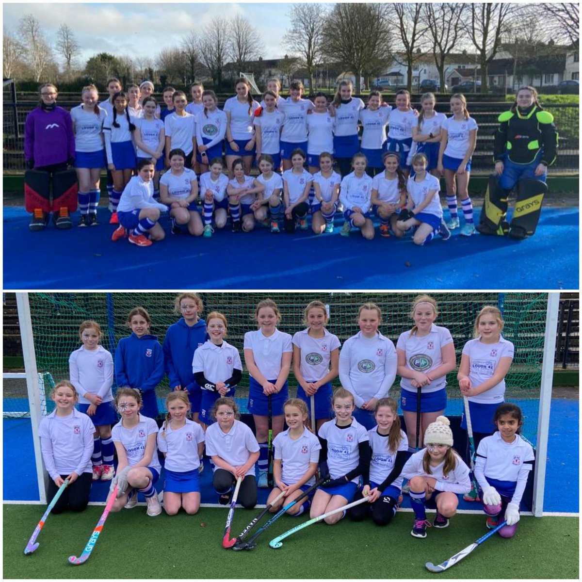 Well done to our U11 and U13 Girls teams at todays Ulster Hockey Blitz. Great to see over 50 girls representing the club today. 🙂
🔵⚪🔵⚪🔵