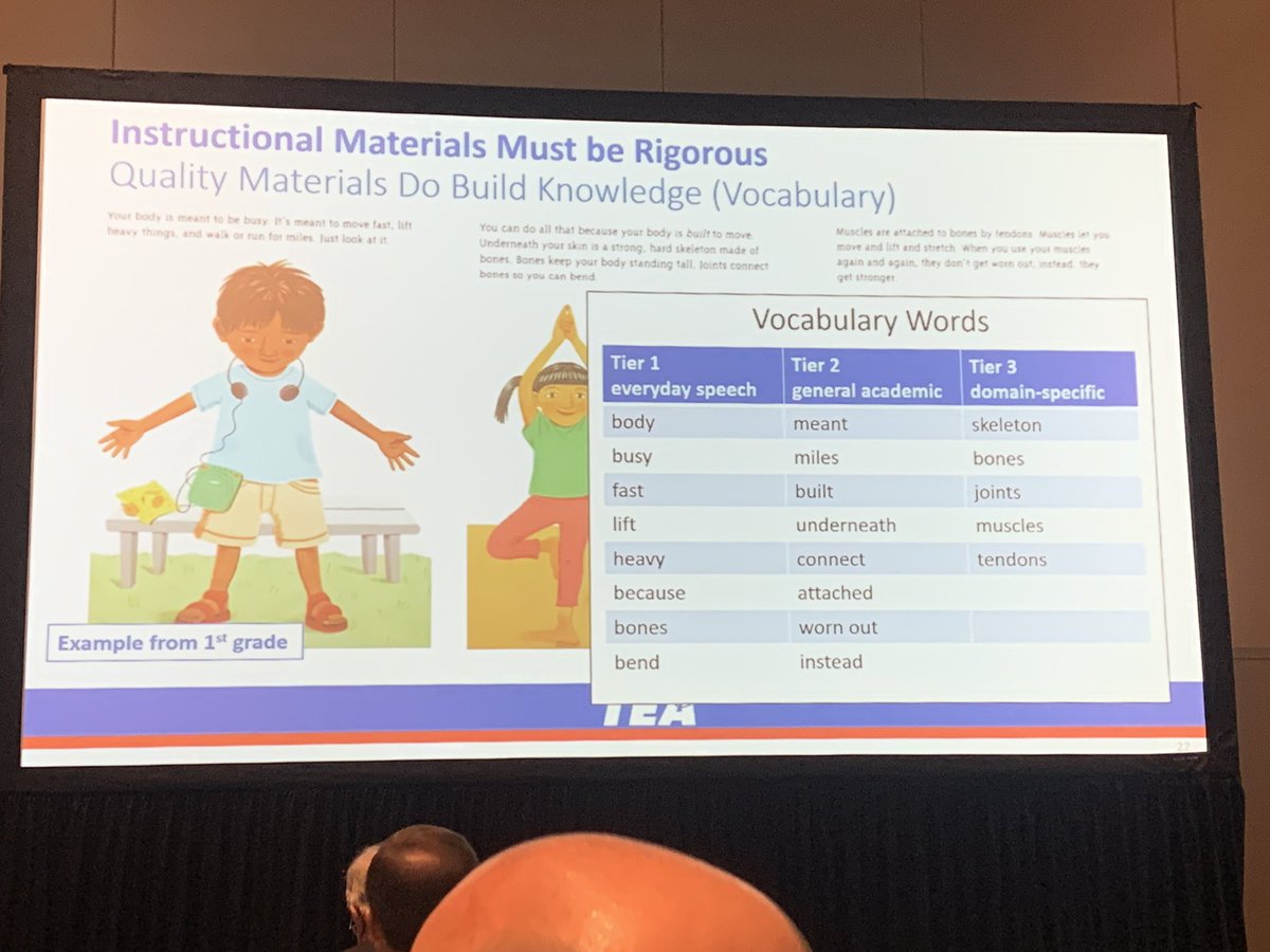 DrMRinehart's tweet photo. So excited to see @teainfo Commissioner @MikeMorath embracing and advocating for *what really works* to help students learn to read through the science of reading and building content knowledge. 👏👏#LiteracyLeadership matters for Texas kids! 💜💛 @tasanet #EquityCenter https://t.co/qg5aeL6vFX