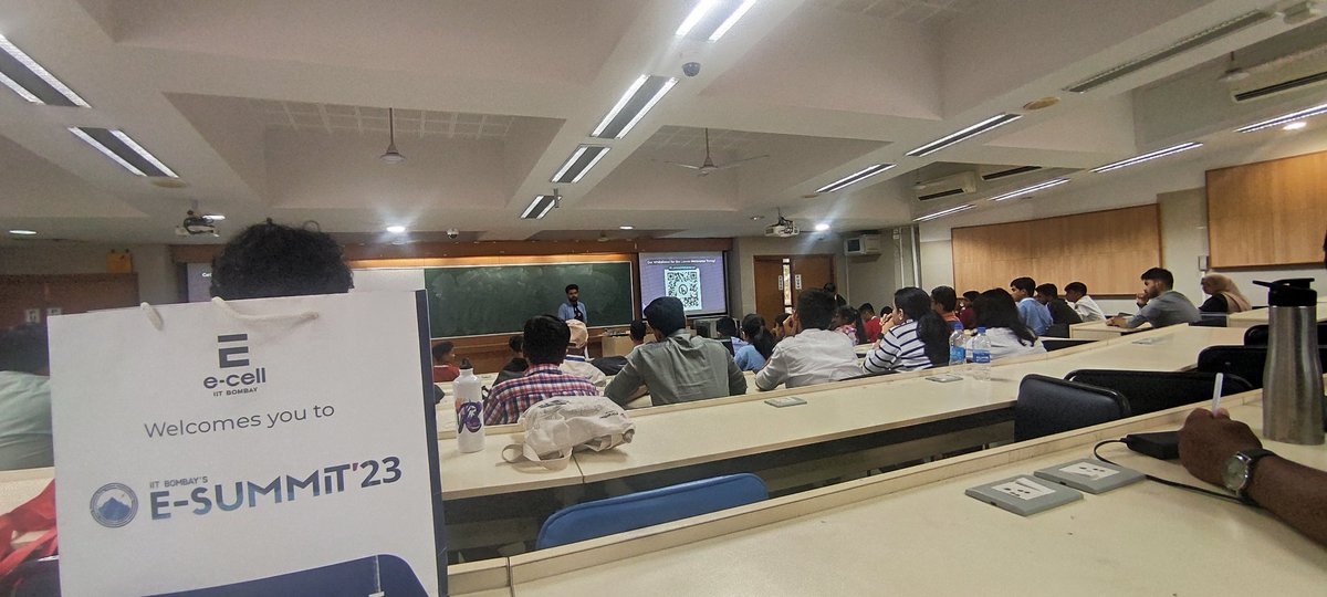 p_parvez's tweet photo. Blessed to have attended a informative workshop on Web 3.0 and Blockchain by @lumoslabsHQ at @ecell_iitb! Learned about the future of decentralized technology and its impact on various industries. Thankyou @kanishkkhurana for an insightful session. #web3 #blockchain #ecelliitb https://t.co/X4YCcaLFtm