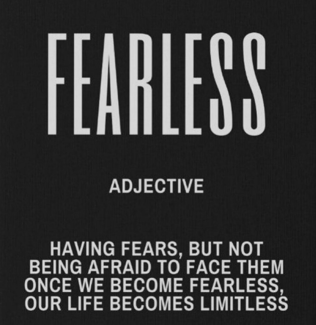 #ThinkBIGSundayWithMarsha #FEARLESS #LiveWithoutFear #CourageousLiving #CourageousLife