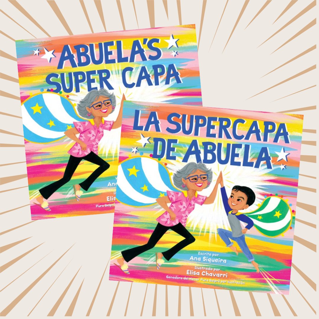 CPI offers over 27,000 books in Spanish! Abuela’s Super Capa/La supercapa de Abuela is one of our favorite new releases from this month.

Written by: @SraSiqueira1307 
Illustrated by: @elisachavarri 

#bilingualbooks #picturebooks #childrensbooks @HarperChildrens @HarperCollinsEs