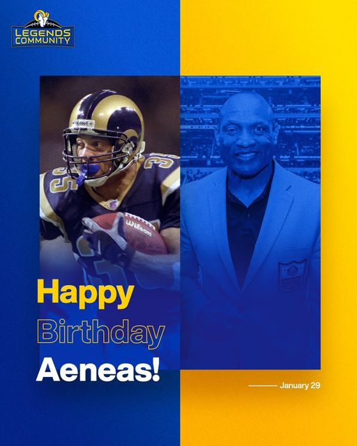 Wishing Aeneas Williams a happy birthday!! 