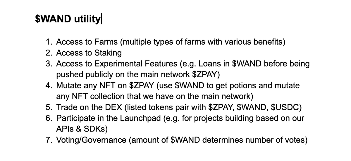 eduardoneci's tweet photo. 🪄 $WAND utility, you ask?

Our degen token has been built with utility at its core. 
Here's a look at what you can expect by holding #WAND

Ready to start farming? It's just around the corner

Comment and let us know what you think 👇 https://t.co/8ycefZFeDw