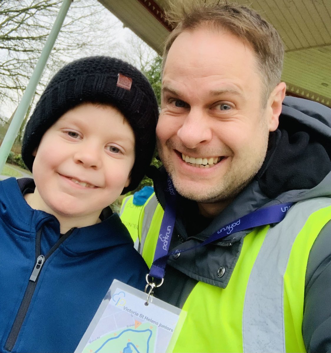 We made it to <a href="/sthelensjpr/">St Helens junior parkrun</a> bit of cheering on the lad &amp; everyone else taking part 🙌