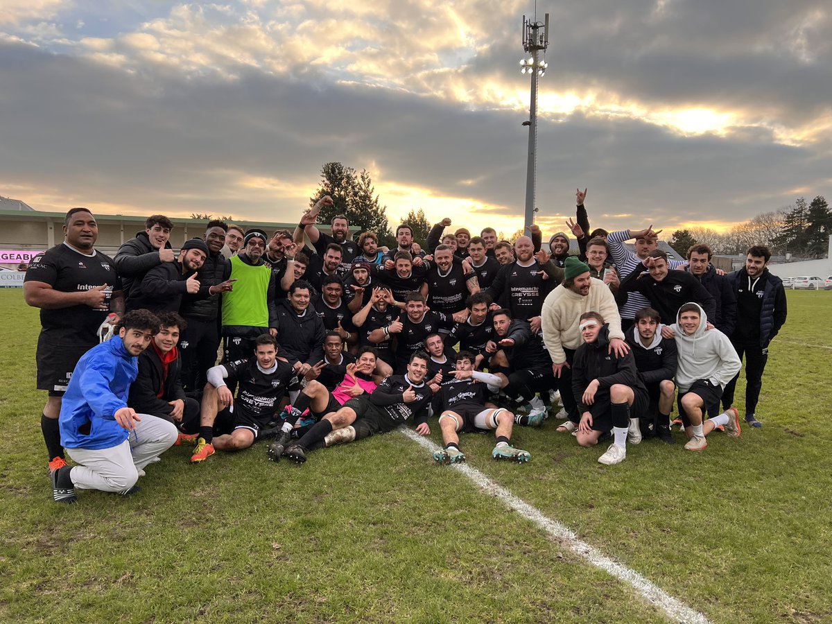 𝙑𝙄𝘾𝙏𝙊𝙄𝙍𝙀𝙀𝙀𝙀𝙀𝙀 ❤️

INCROYABLE, EXCEPTIONNEL !!

Nos joueurs s’imposent à Nantes cet après-midi 8-10 avec un courage et une intensité hors norme 🔥

Nantes qui était invincible depuis 4 ans à domicile tombe donc face à des noirs et blancs qui nous ont fait rêver 🙌