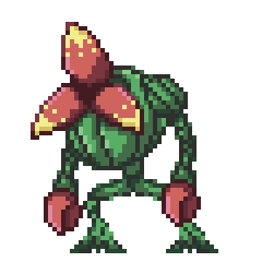 プラントマンのえっちドットアニメの準備が終わった! 