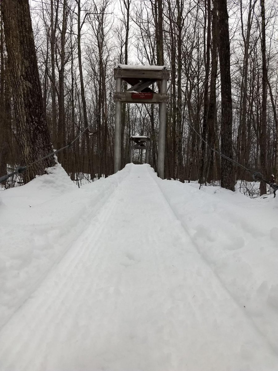 Nate N has been grooming up a storm. We are hoping folks won’t post hole or ride when it’s too soft. Thank you.