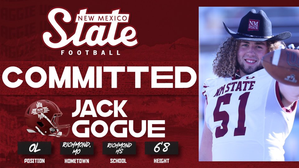 1000% committed‼️‼️ <a href="/NMStateFootball/">New Mexico State Football</a> <a href="/AndrewMitch/">Coach Mitchell</a> <a href="/CoachMuh_Lank/">Ghaali Muh-Lankford</a>.                               📍Las Cruces New Mexico