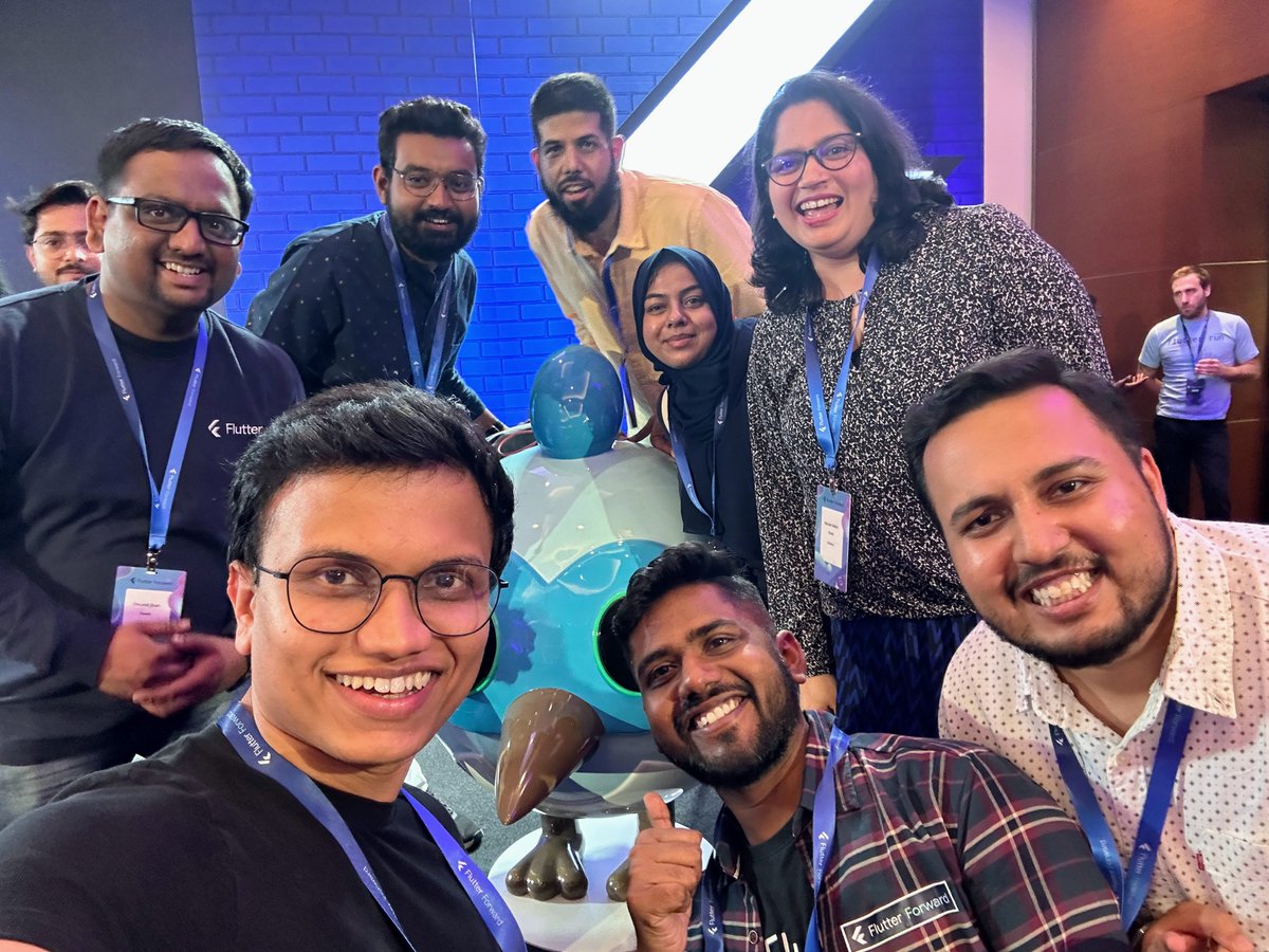 divyanshub024's tweet image. Fluttering with fun at the #FlutterFlutter event!✨
Already missing the good vibes and memories made.
It was a delight to connect with amazing people from around the #Flutter globe and reconnect with my friends. 💙