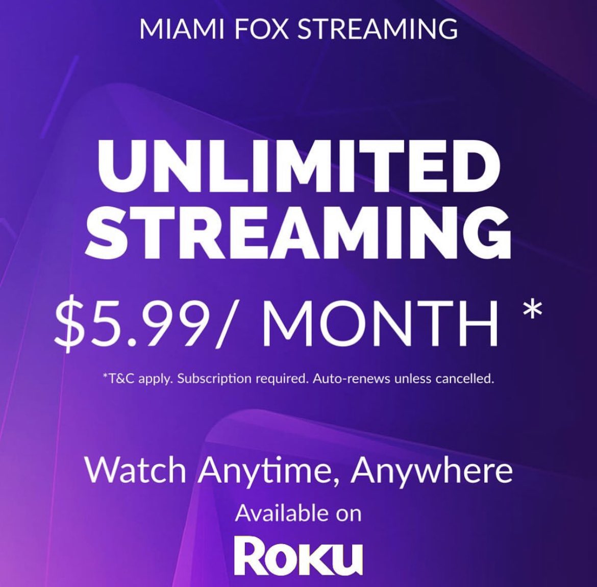 MIAMI FOX STREAMING tweet media