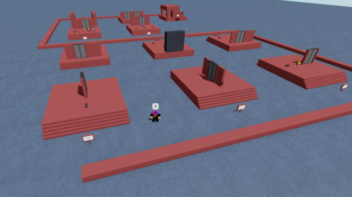 DaRealMiniToon's tweet photo. Ahoy, everyone!

@DaRealOptikk just finished up an update for Build Mode! It introduces a new type of system, "links" and a tutorial for how they work! You can now link levers, buttons and touch triggers to different events such as doors or dialogue blocks with so much more! https://t.co/6ZZffmG07a