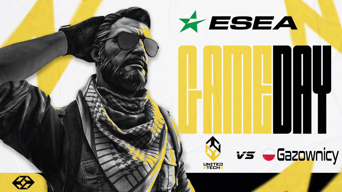 Voltamos hoje a jogar Esea Open pelas 21:30, contra os #Gazownicy.
Procuramos a primeira vitória na competição.
📺twitch.tv/unitedtechgami…

#United2Win🟡⚫
