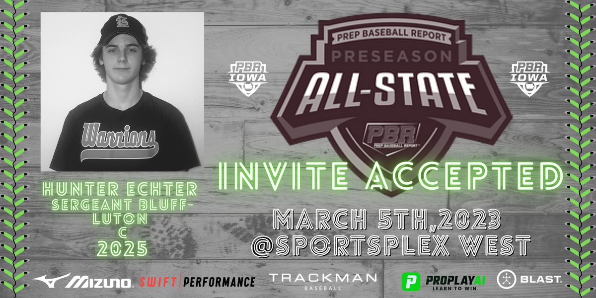 PrepBaseballIA's tweet photo. PBR IA Preseason All-State 💥 Invite Accepted 💥Hunter Echter, Sergeant Bluff-Luton, 2025

@echter_hunter
#ShapeTheState #BeSeen https://t.co/qX0PW27DM1