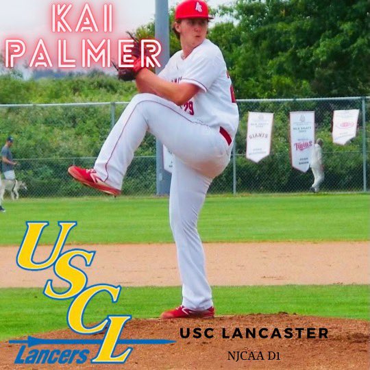 Congratulations to 2023 Pitcher <a href="/kpalmerr13/">Kai Palmer</a> on his commitment to USC Lancaster (NJCAA D1) in Lancaster, SC. #baseballnorth #abbotsfordcardinals #Lancers