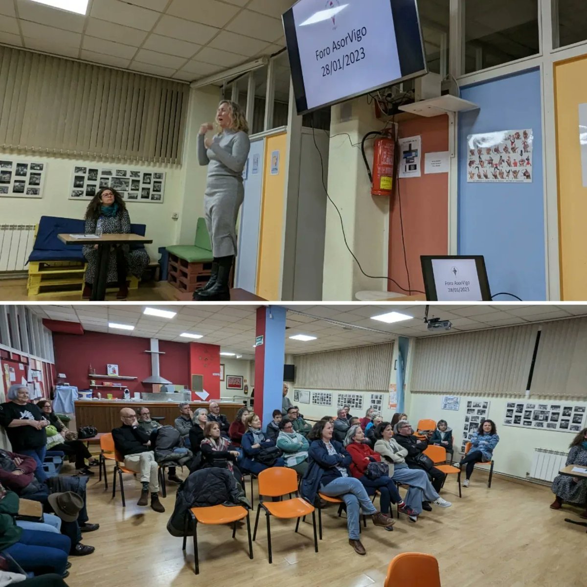 AsorVigo's tweet photo. Ayer celebramos un foro en el que nuestros socios pudieron expresar su opinión y sus demandas acerca del funcionamiento de la asociación y de las actividades futuras. 🙂 https://t.co/GOmcMVDjl7