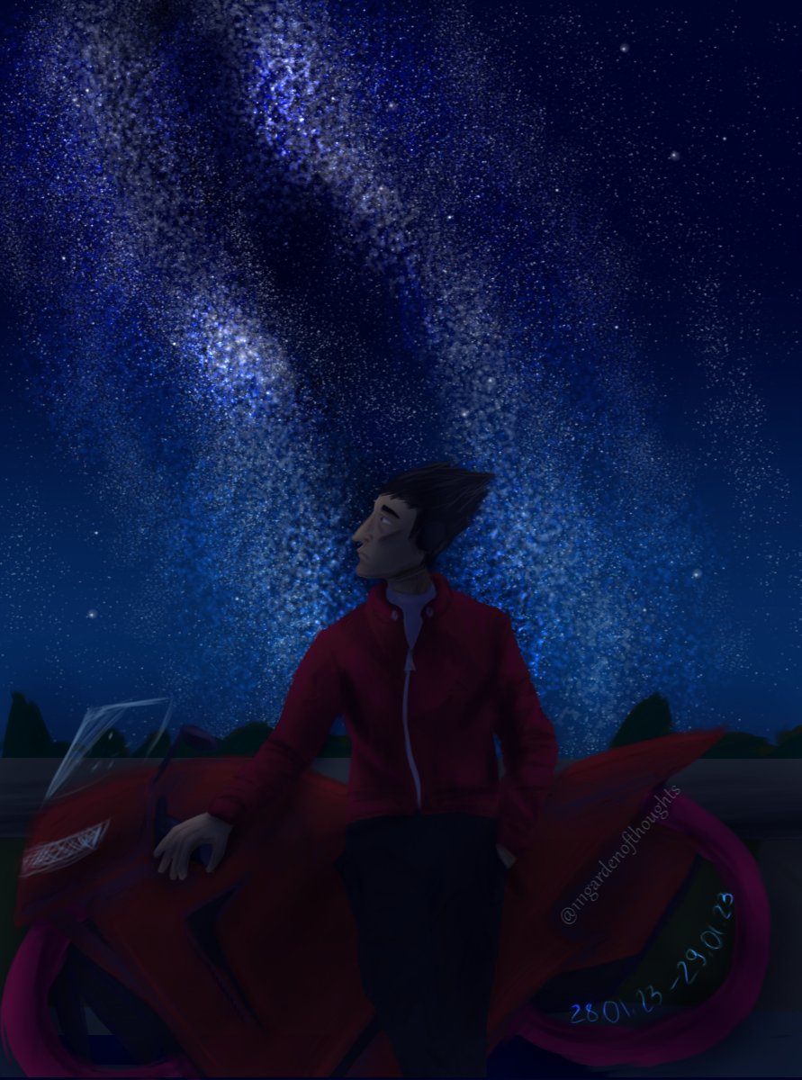 ironsings's tweet photo. Hong and stars.
Sometimes we need go or leave on the nature and free head from thoughts about daily problems (for Hong from interterritorial stuff)
#art #digitalart #cosmos #milkyway #nightsky #contryside #stars #арт #диджиталарт #звезды #млечныйпуть #relax #отдых #космос https://t.co/ZfT3Z833Jy