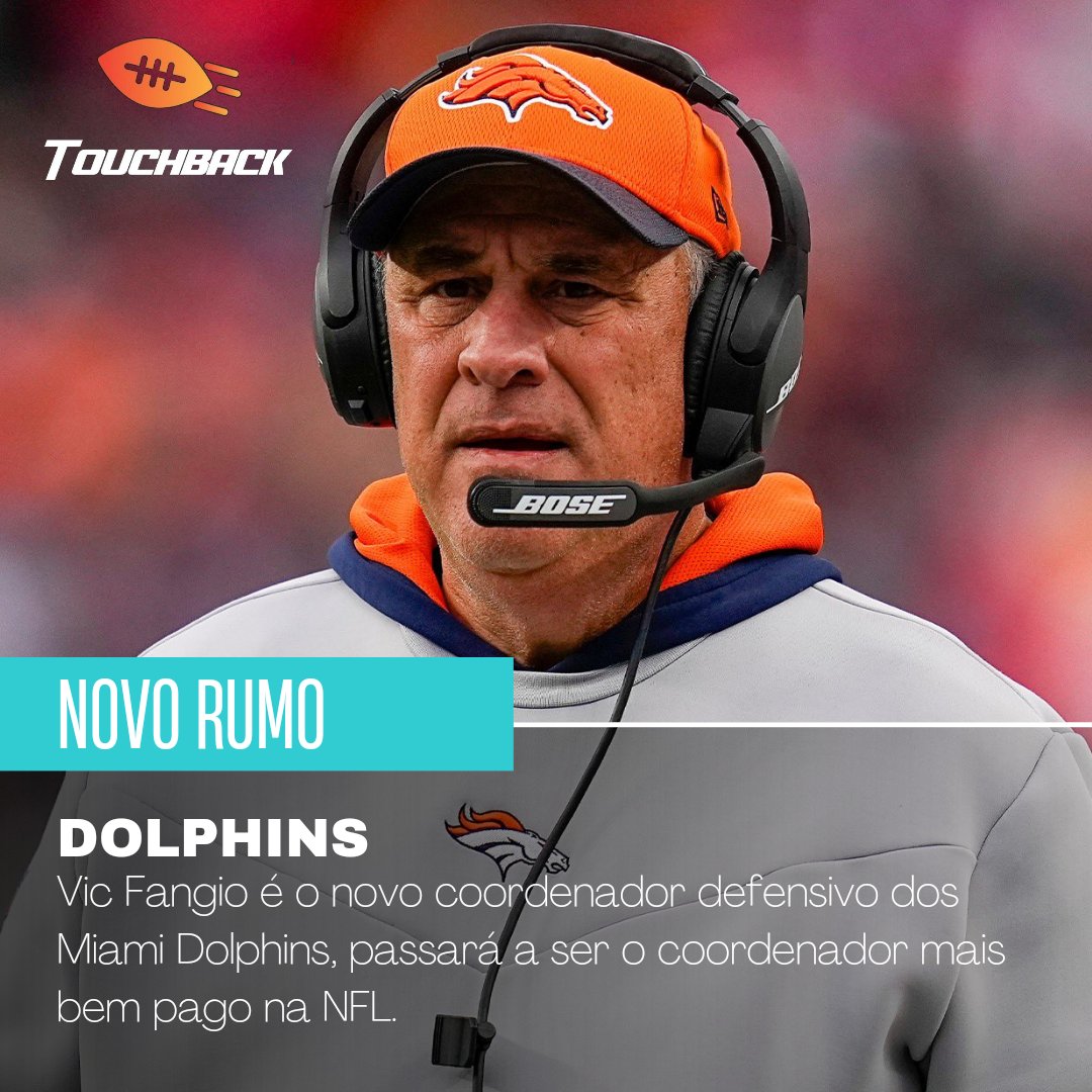 TouchbackPT's tweet photo. Vic Fangio assina por 3 anos com mais 1 de opção. 🖋
#TouchbackPT #NFLEleven #NFLPortugal #FinsUp https://t.co/tOdBsR1Z9N