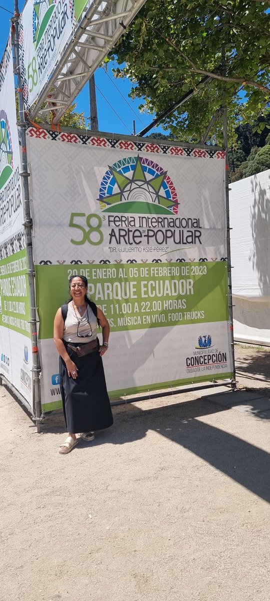 AkuchaPlateria's tweet photo. Fewla #ahora llegamos a Concepción warria a visitar la 58° Feria Internacional Arte Popular #ParqueEcuador muchos Amigos Maestros Artesanos participando.
Todos invitados! Buen panorama #Arte #Artesania #Cultura #Patrimonio #Concepcion
😉 https://t.co/VIxIVZypD3