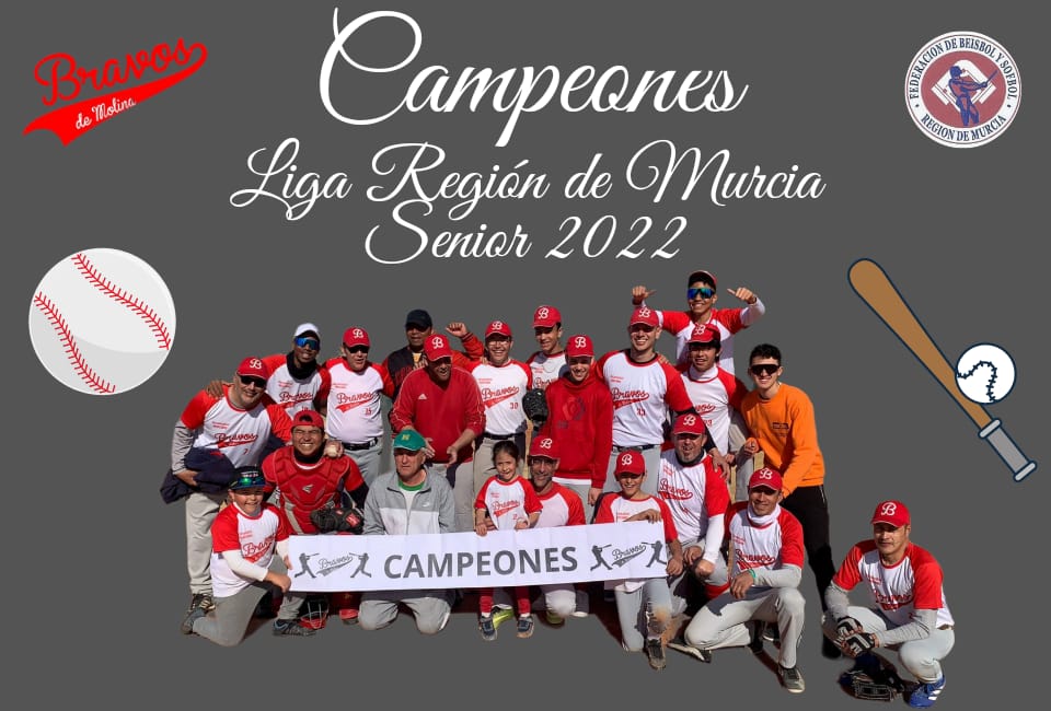 ⚾ LIGA REGIONAL DE BÉISBOL SENIOR ⚾
Nuestros BRAVOS DE MOLINA se han proclamado Campeones de la Liga Regional de Béisbol Senior. 
🏆¡¡FELICIDADES CAMPEONES!!🏆
Nuestros dos equipos se han proclamado Campeón (BRAVOS DE MOLINA) y Subcampeón (CBS MOLINA) de Liga