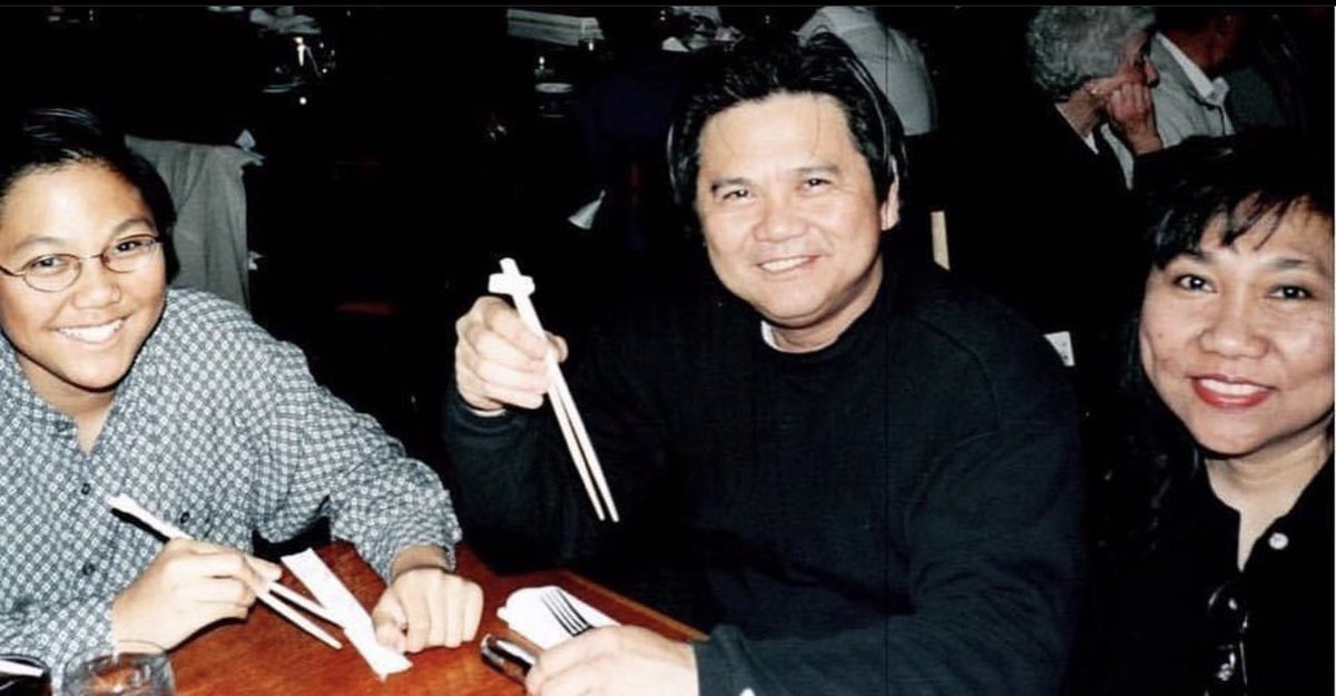 Happy bday dad. Fun fact, I’ve never learned how to use chopsticks correctly like my dad. Hope you’re celebrating well with mom. I miss you both so much. 💙💙💙 #cancersucks #fcukcancer