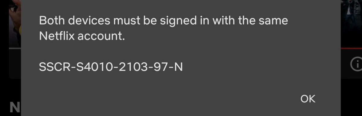 nertim's tweet photo. Great @netflix ... I am visiting a friend's house and trying to cast Netflix from my phone on their TV... Why exactly is this needed?? Once I leave their place, they won't be able to access my Netflix account. https://t.co/Uombde6xTa