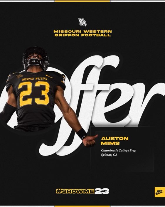 After a good talk with @TylerFenwick2 and @ToddThrockmort3 I am blessed and honored to recieve an offer from Missouri Western University! @coachchucs @Coach___Cid