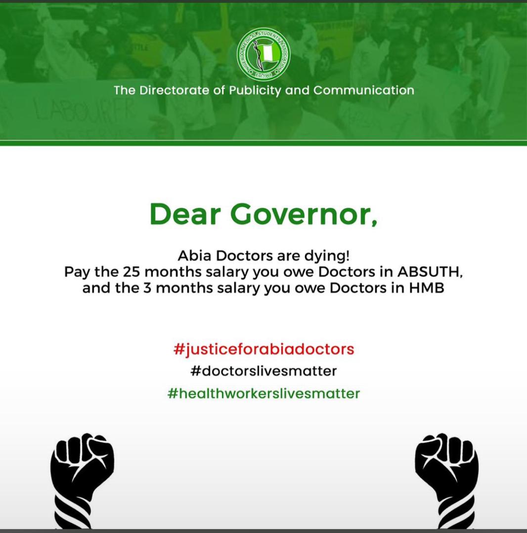 #justiceforabiadoctors
#doctorslivesmatter
#healthworkerslivesmatter