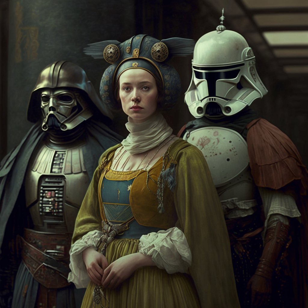 1KuZa7's tweet photo. Звездные Воины в средневековой Европе.
#Midjourney #StarWars https://t.co/eITXRaUtlM
