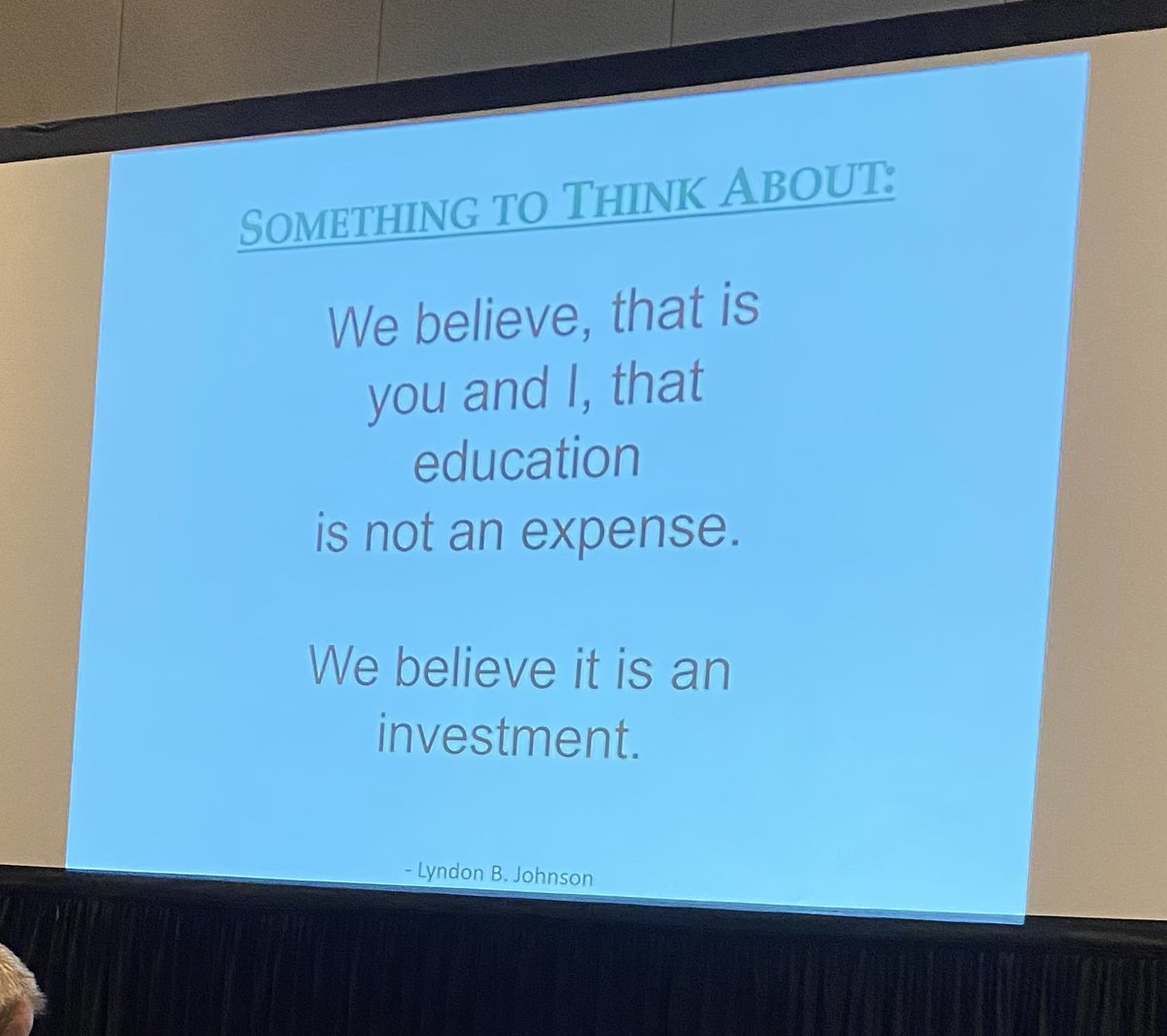Do we still believe it is an investment? #educationmatters