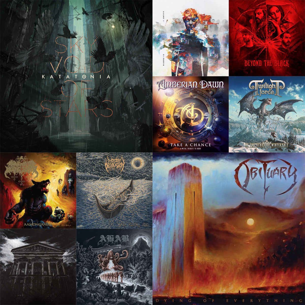 themetaltower's tweet photo. 🔥#Top100Metal👉https://t.co/GKVlygugTQ
#Katatonia #Riverside #Obituary #BeyondTheBlack
#SatanicWarmaster #AmberianDawn #TwilightForce #woodsofdesolation #MISÞYRMING #Ahab https://t.co/cZp9ODYEmc