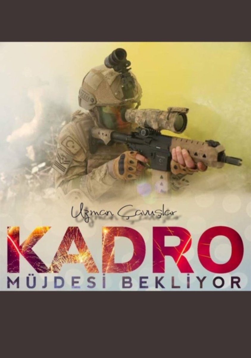 37 yıldır düzenlenmeyen yok sayılan tek meslek Uzman Çavusluk! #VatanaCanVereneKadro
#UzmanCavus 
<a href="/alitilkici38/">Ali Tilkici 🇹🇷</a>